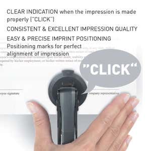 It works when you hear the click