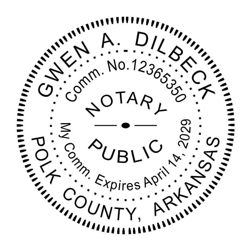 Arkansas Notary Stamp
