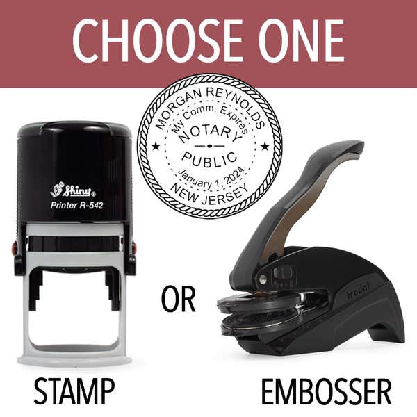 Choose One; Stamp or Embosser