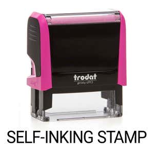 Colorado Notary Pink Stamp - Rectangle Self-Inking Stamps