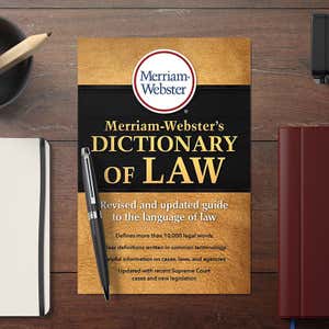 Merriam Webster's Dictionary of Law (Notary desk 1 lifestyle)