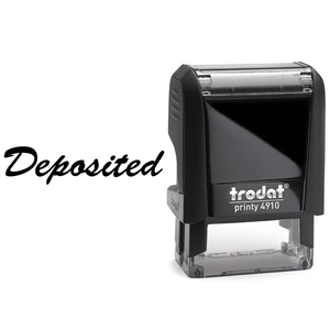 Script Deposited Stamp Body and Design