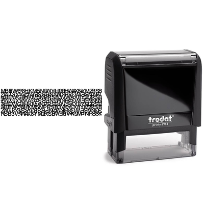 Security Notary Stamp - alternate view
