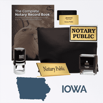 Iowa Deluxe Notary Kit