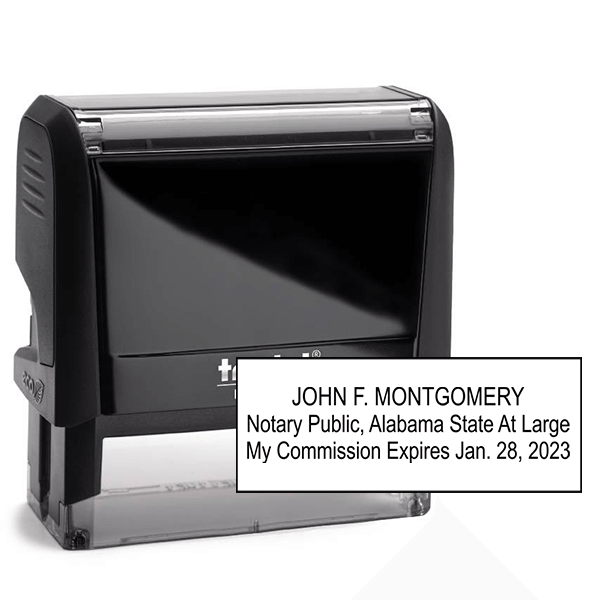 Alabama Notary Rectangle Seal