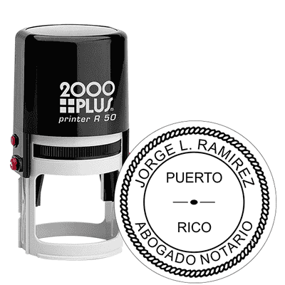 Puerto Rico Notary Stamp