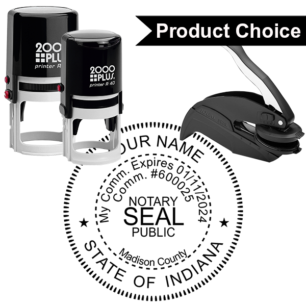 Indiana Notary Round