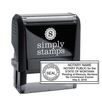 Montana Notary Public Stamp