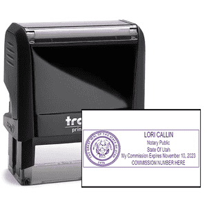 Utah Notary Rectangle