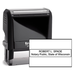 Wisconsin Notary Rectangle