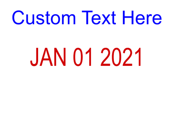 Top Line Custom Date Stamp