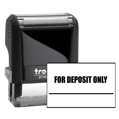 FOR DEPOSIT ONLY With Underline