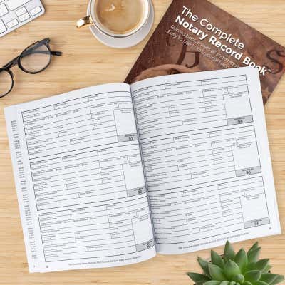 The Complete Notary Records Book - alternate view