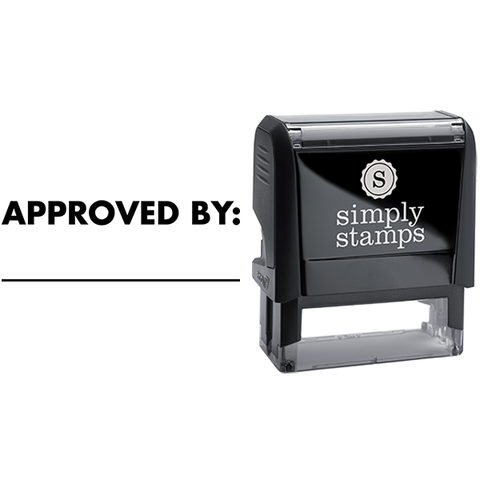 Custom Line Approved Business Stamp