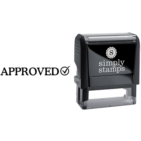 Check Mark Approved Business Stamp