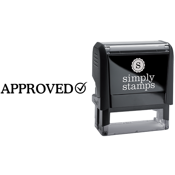 Check Mark Approved Business Stamp