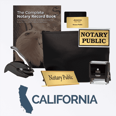 California Deluxe Notary Kit