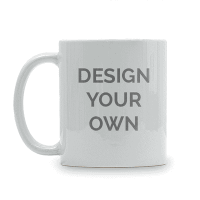White coffee mug