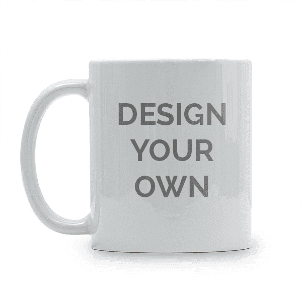 White coffee mug
