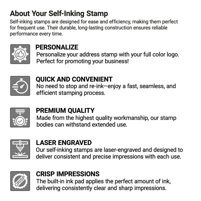 The benefits of self-inking stamps from All State Notary Supplies