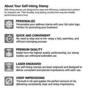 The premium quality of self-inking stamps from All State Notary Supplies