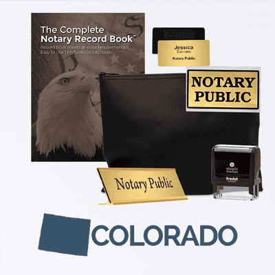 Colorado Deluxe Notary Kit 