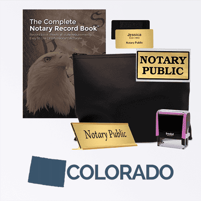 Colorado Pink Deluxe Notary Kit