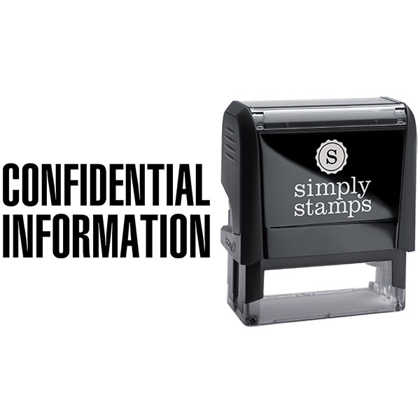 Confidential Information Business Stamp