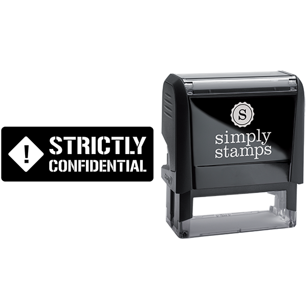 Strictly Confidential Business Stamp