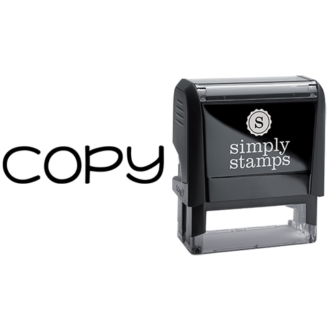 Lowercase Lettering Copy Business Stamp