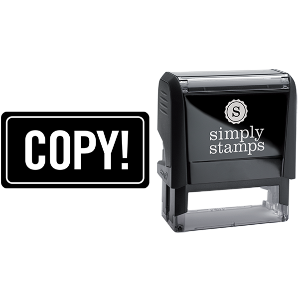 Rounded Rectangle Copy Business Stamp