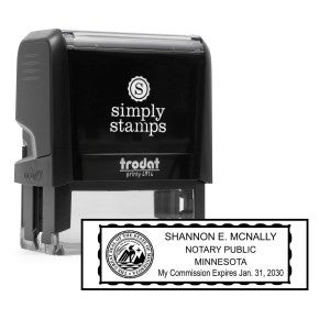 Minnesota Notary Seal Stamp Body and Design