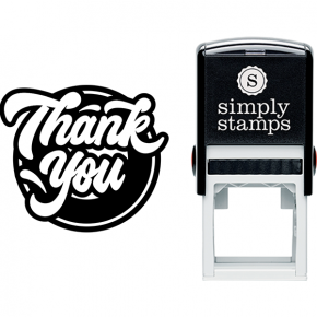 Modern Script Thank You Business Stamp