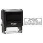Illinois Serrated Border Rectangular Notary Seal