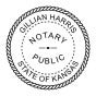 Kansas Notary Public Seal - Choose Stamp or Embosser