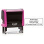 Alaska Pink Rectangle Notary Stamp