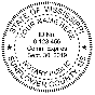 Mississippi Round Pink Notary Seal