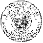 California Round Pink Notary Seal