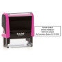 Alaska Pink Rectangle Notary Stamp