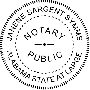 Alabama Round Pink Notary Seal