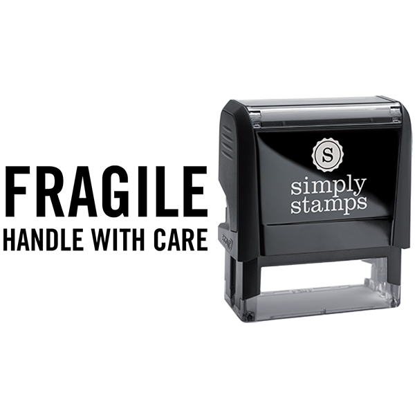 Fragile Handle With Care Business Stamp