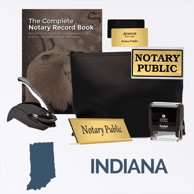 Indiana Deluxe Notary Kit 