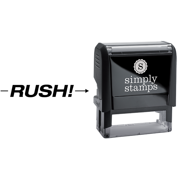 Rush with Arrow Business Stamp