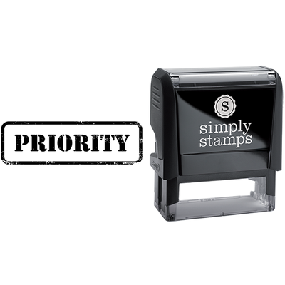 Priority in Army Stamp Lettering Business Stamp