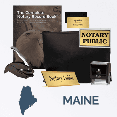 Maine Deluxe Notary Kit