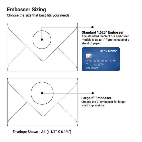 Embosser Size