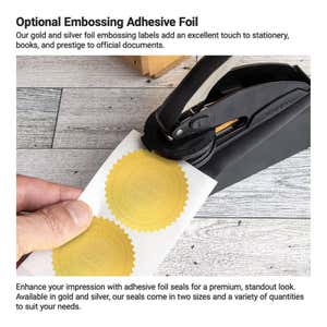 Optional Embossing Adhesive Foil