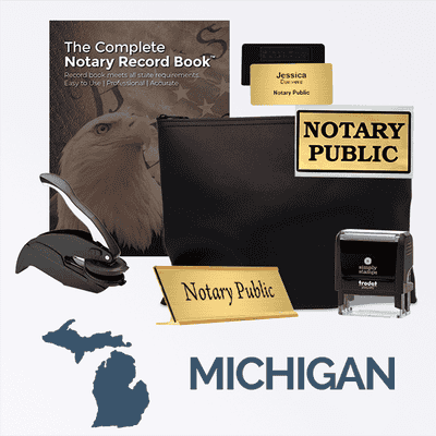 Michigan Deluxe Notary Kit