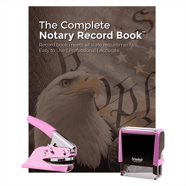 Michigan Pink Value Notary Kit