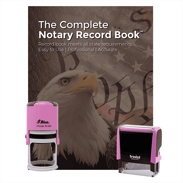 North Dakota Pink Value Notary Kit
